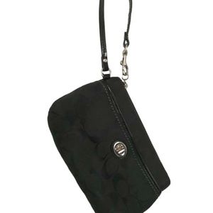 Coach Canvas Wristlet